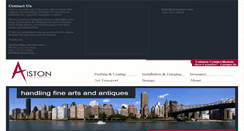 Desktop Screenshot of aistonart.com